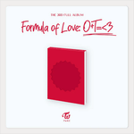 TWICE FORMULA OF LOVE: O+T=<3 3RD FULL ALBUM | INCLUDES 1 RANDOM TWICE PHOTOCARD PER ALBUM