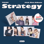 TWICE 14TH MINI ALBUM STRATEGY STEP4 VER. (DIGIPACK VER.) - 9 ALBUMS SET | KPOP USA APPLE OFFICIAL PHOTOCARD (RANDOM 1 OUT OF 9) PER ALBUM + ADDED LOGO PHOTOCARD (SET ONLY)