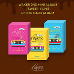 WAKER 2ND MINI ALBUM SWEET TAPE (RISING CARD ALBUM) | 3 ALBUMS SET