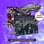 WAYV 6TH MINI ALBUM FREQUENCY (PHOTOBOOK VER.) - 2 ALBUMS SET | KPOP USA APPLE OFFICIAL PHOTOCARD (RANDOM 1 OUT OF 5) PER ALBUM