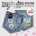 XDINARY HEROES 9TH MINI ALBUM IMPULSE (DENIM POUCH VER.) | KPOP USA APPLE OFFICIAL PHOTOCARD (RANDOM 1 OUT OF 5)