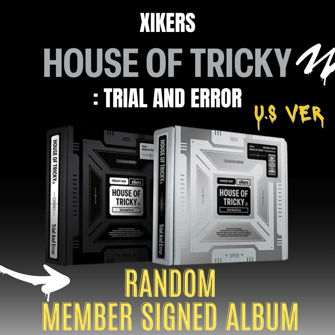 XIKERS 3RD MINI ALBUM HOUSE OF TRICKY : TRIAL AND ERROR (U.S VER