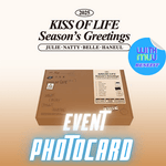 KISS OF LIFE 2025 SEASON'S GREETINGS | KPOP USA WITHMUU OFFICIAL PHOTOCARD (RANDOM 1 OUT OF 4)