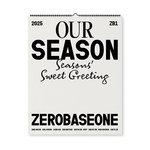 ZEROBASEONE 2025 SEASON'S GREETINGS (WALL CALENDAR)
