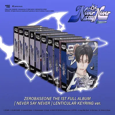 ZEROBASEONE 1ST FULL ALBUM NEVER SAY NEVER (LENTICULAR KEYRING VER