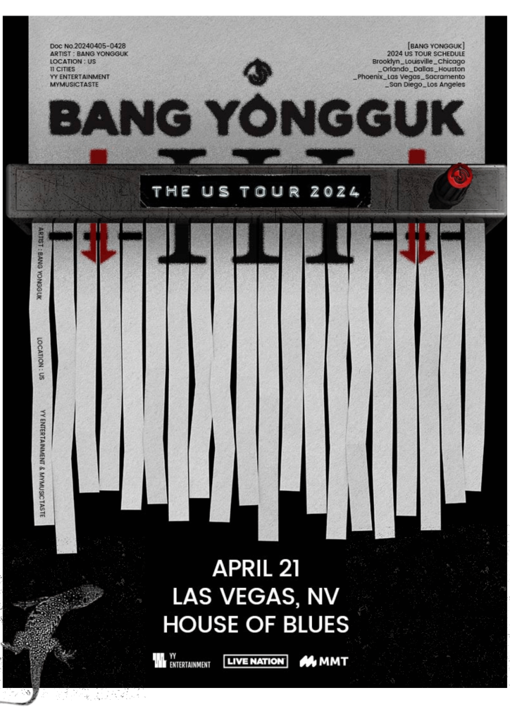 BANG YONGGUK 2024 Concert Ticket Giveaway!