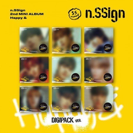 N.SSIGN 2ND MINI ALBUM  HAPPY &  DIGIPACK VER.