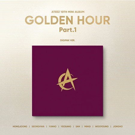ATEEZ 10TH MINI ALBUM GOLDEN HOUR : PART. 1  DIGIPAK VER