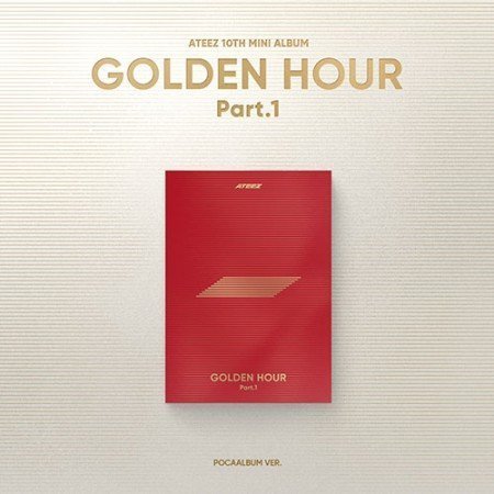 ATEEZ 10TH MINI ALBUM  GOLDEN HOUR : PART.1   POCA ALBUM VER.