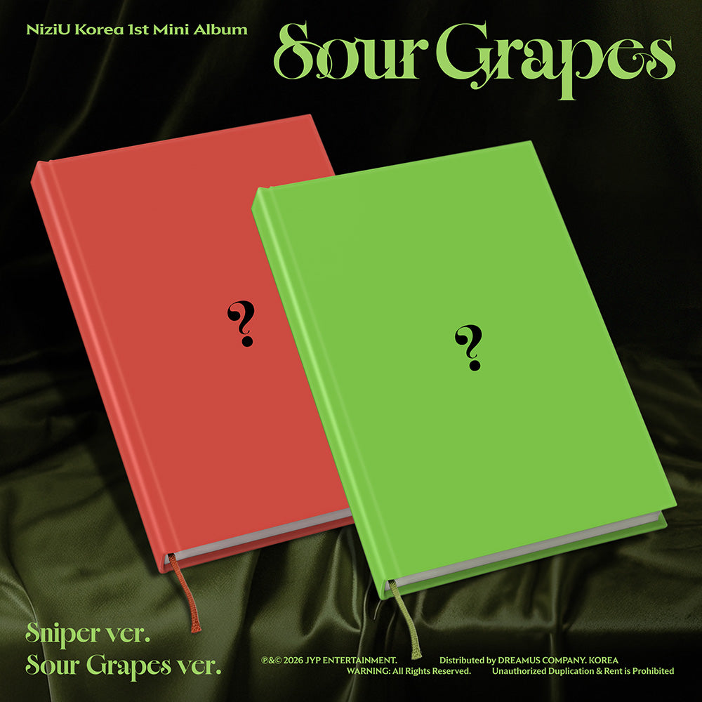 NiziU KOREA 1ST MINI ALBUM Sour Grapes    |  2 ALBUMS SET     [PRE]
