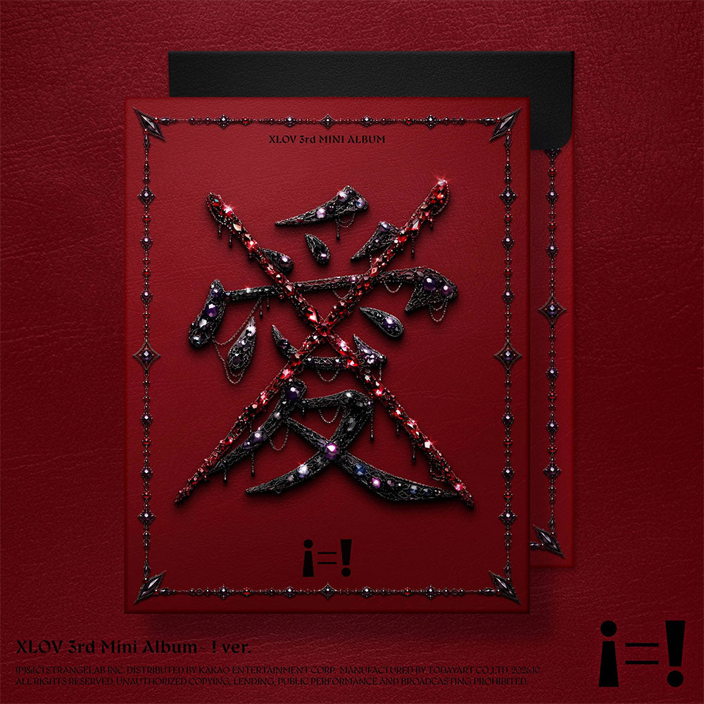 XLOV THE 3RD EP i=!   -  4 ALBUMS SET  (TWO EACH VERSION)  |   APPLE OFFICIAL PHOTOCARD   (RANDOM 1 OUT OF 8)  +  UNIT PHOTOCARD (RANDOM 1 OUT OF 4)  SET ONLY     [PRE]