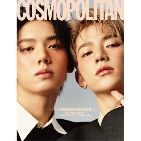 ZEROBASEONE ZHANG HAO & HAN YUNJIN COSMOPOLITAN  2024-4  MAGAZINE