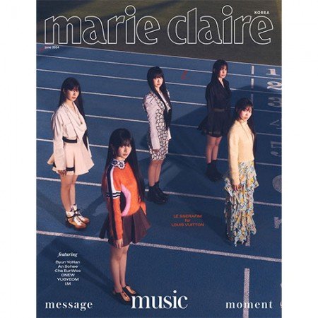 LE SSERAFIM MARIE CLAIRE 2024-06 MAGAZINE