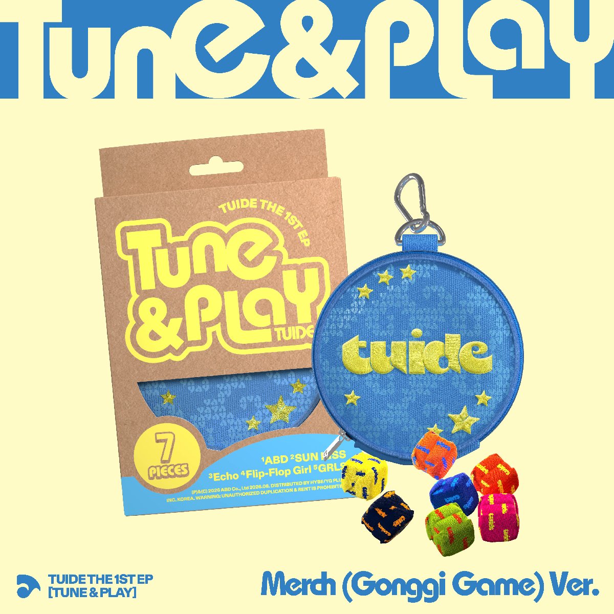 TUIDE 1ST EP ALBUM TUNE & PLAY  MERCH (GONGGI GAME VER.)    [PRE]