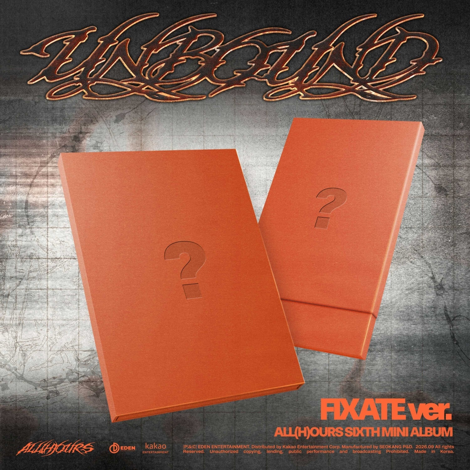 ALL(H)OURS 5TH MINI ALBUM UNBOUND    |  2 ALBUMS SET    [PRE]