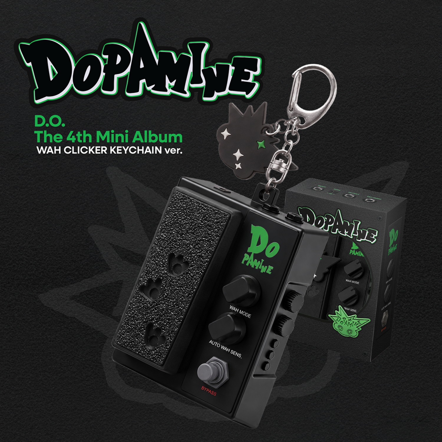 EXO D.O 4TH MINI ALBUM DOPAMINE  (WAH CLICKER KEYCHAIN VER.)       [PRE]