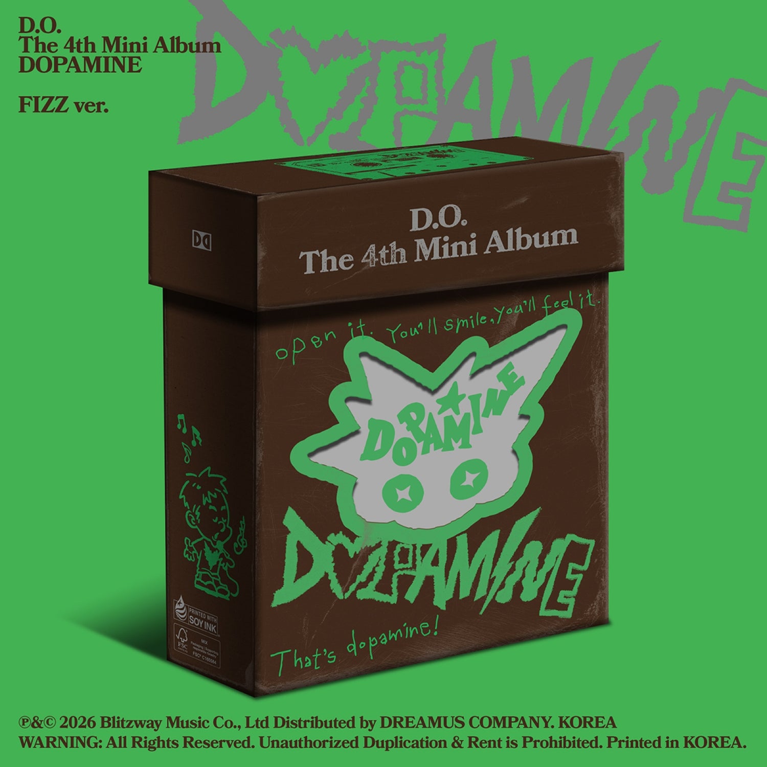 EXO D.O 4TH MINI ALBUM DOPAMINE  (FIZZ VER.)       [PRE]