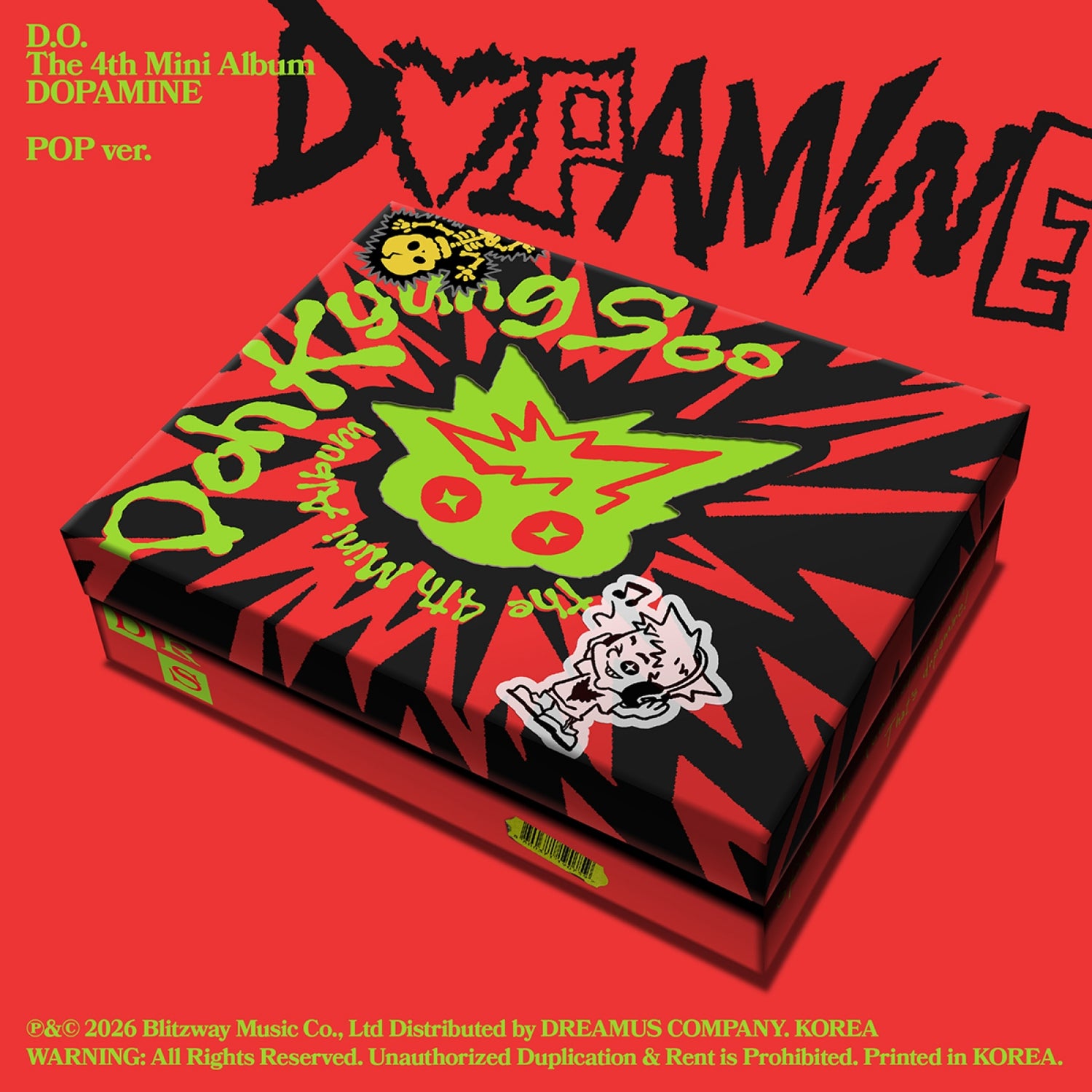 EXO D.O 4TH MINI ALBUM DOPAMINE  (POP VER.)       [PRE]