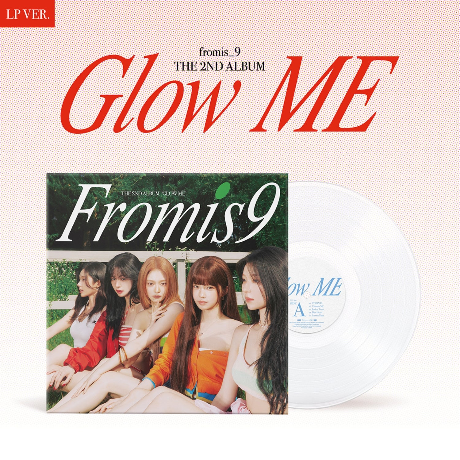 FROMIS9 THE 2ND ALBUM GLOW ME  LIMITED EDITION   (LP VER.)     [PRE]
