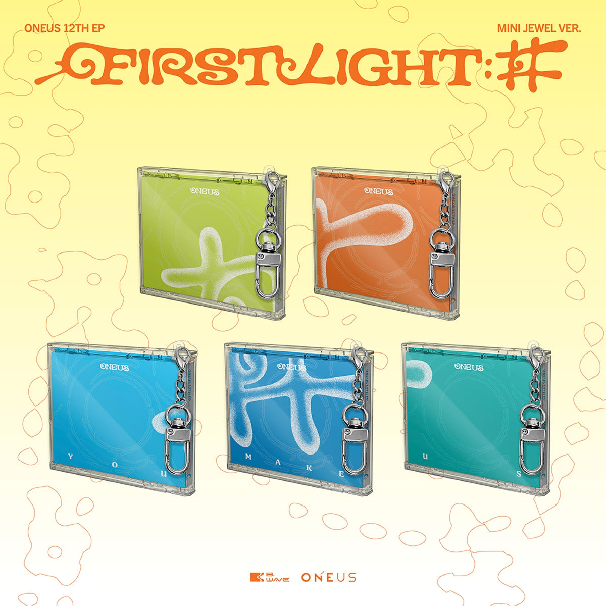 ONEUS 12TH EP ALBUM FIRST LIGHT :   井  (MINI JEWEL  VER.)    |  5 ALBUMS SET    [PRE]
