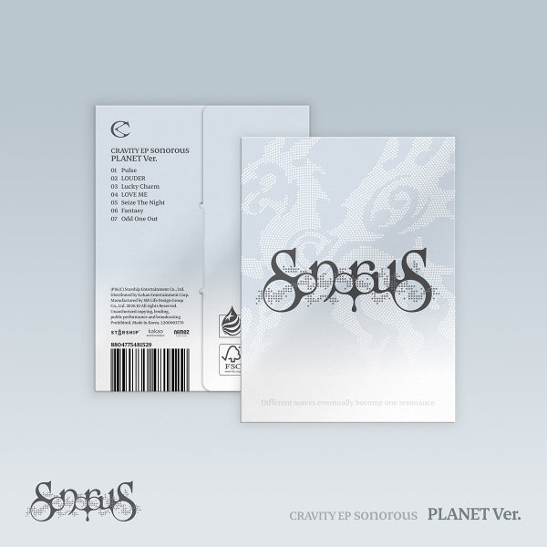 CRAVITY EP ALBUM sonorous  (PLANET VER.)      [PRE]