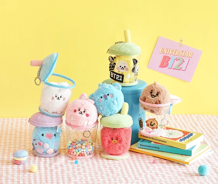 BT21 OFFICIAL BUBBLE TEA BAG CHARM