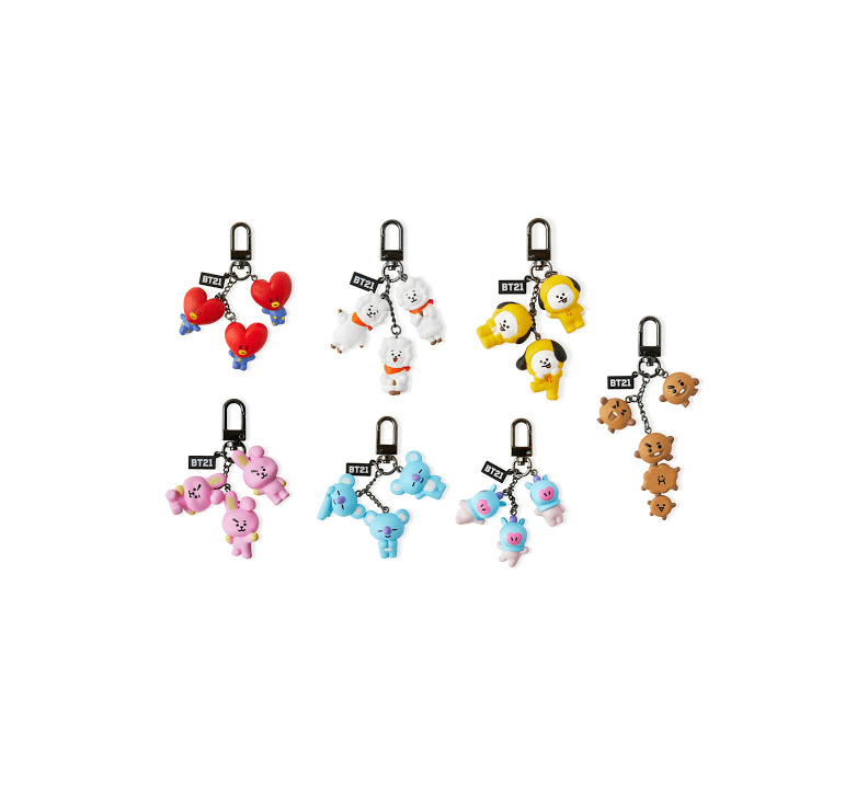 BT21 OFFICIAL FIGURE KEYRING DANGLE