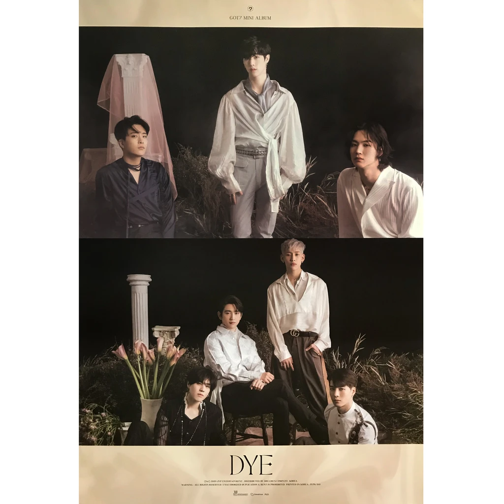 GOT7 DYE OFFICIAL POSTER (VER 4)