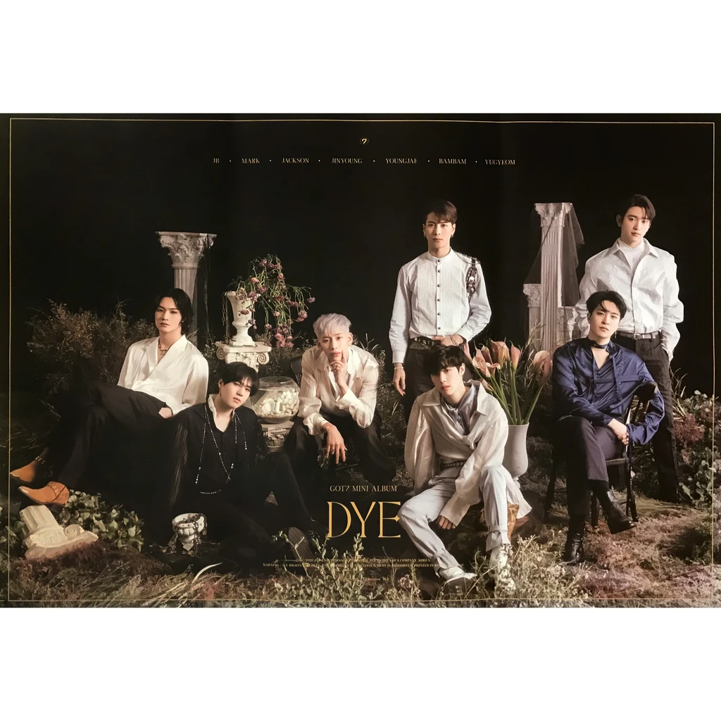 GOT7 DYE OFFICIAL POSTER (VER 1)