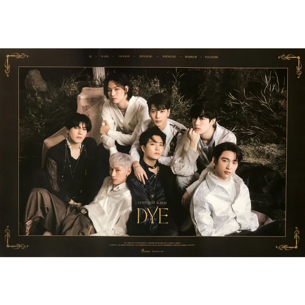 GOT7 DYE OFFICIAL POSTER (VER 5)