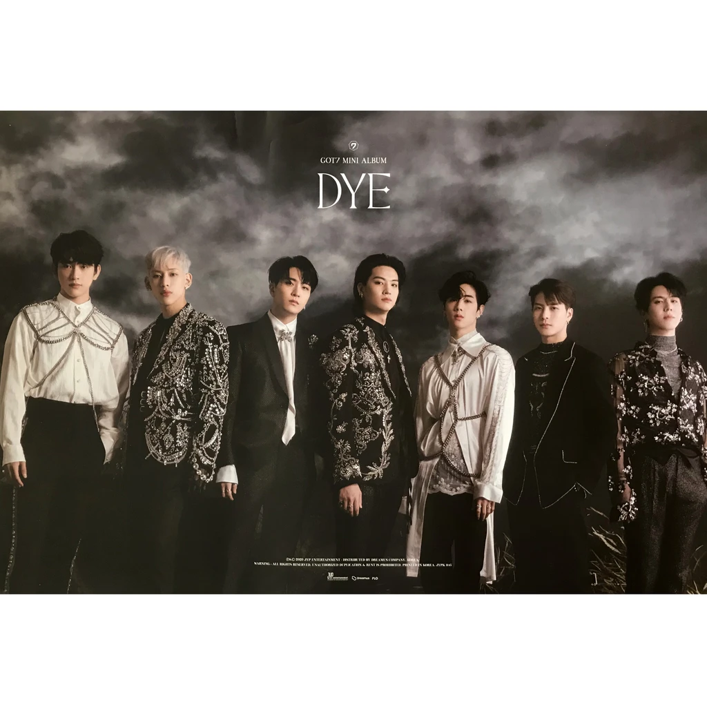 GOT7 DYE OFFICIAL POSTER (VER 3)