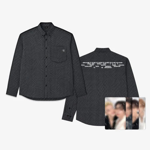 STRAY KIDS RUN IT OFFICIAL MD  [CHECK SHIRT]     [PRE]