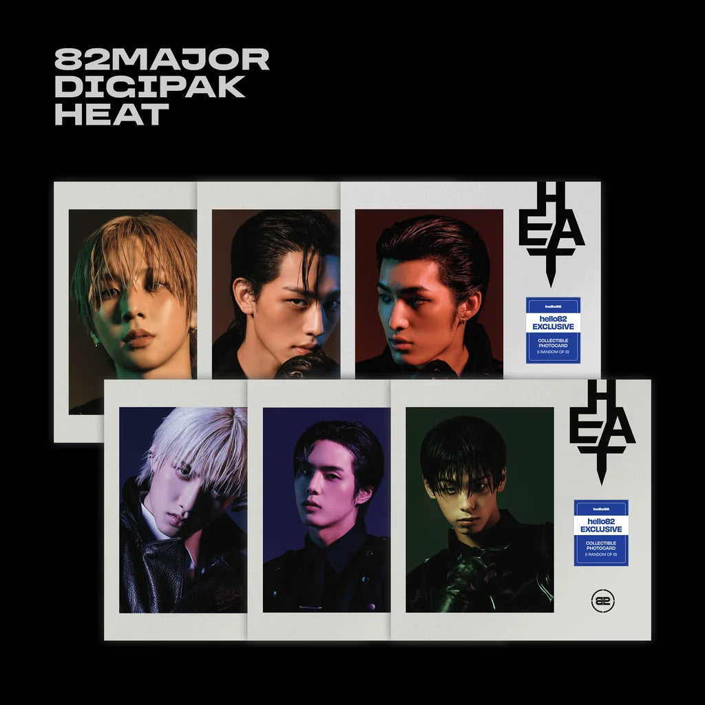 82MAJOR 2ND SINGLE ALBUM HEAT  (DIGIPACK VER.)   U.S VER   [HELLO82 EXCLUSIVE]  |   INCLUDES HELLO82 OFFICIAL  PHOTOCARD  (RANDOM 1 OUT OF 6)     [PRE]