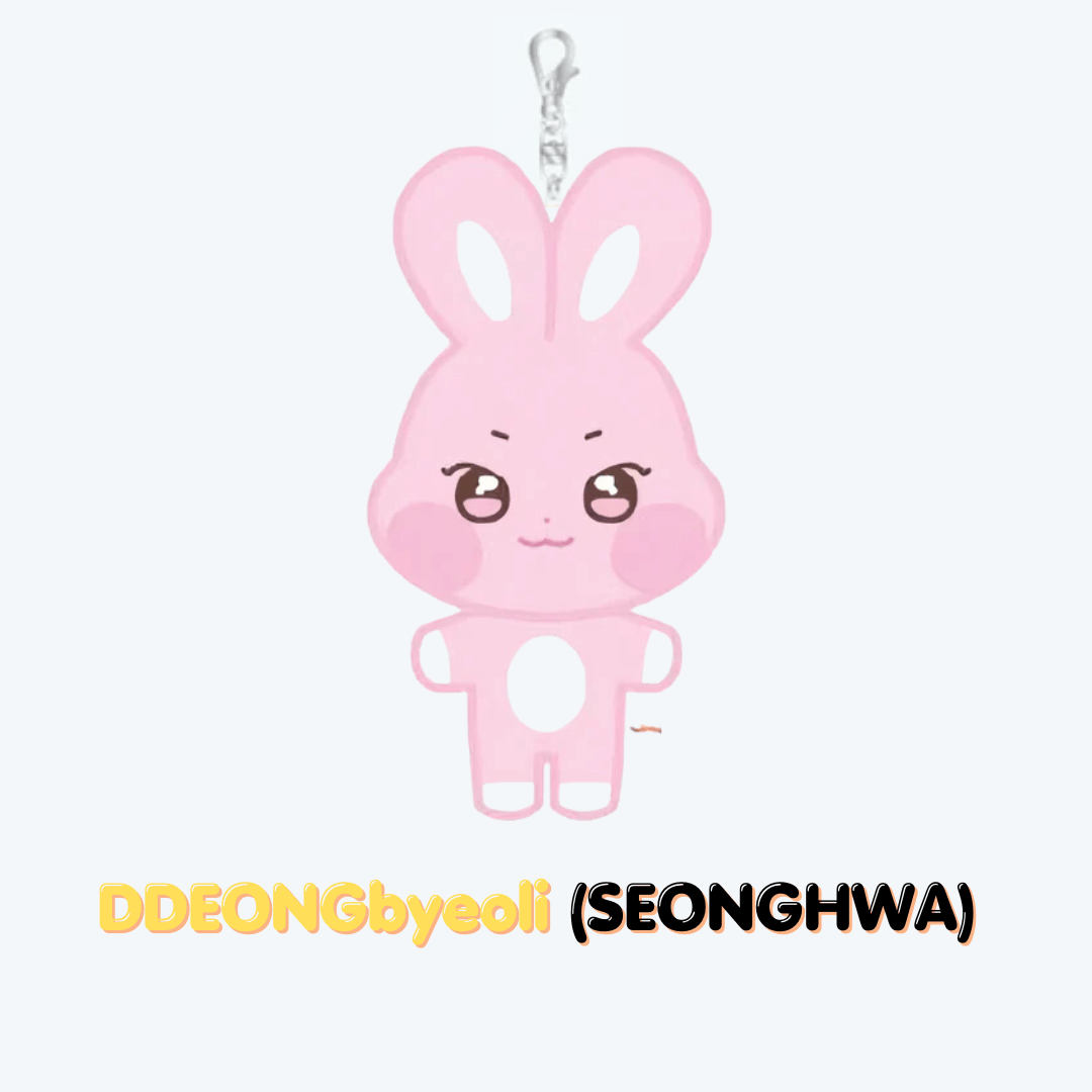 ATEEZ OFFICIAL MD ANITEEZ IN ILLUSION   PLUSH KEYRING + OFFICIAL PHOTOCARD INCLUDED
