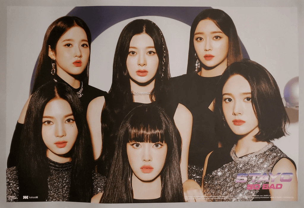 STAYC 1ST SINGLE ALBUM STAR TO A YOUNG CULTURE OFFICIAL POSTER (2 POSTERS SET)
