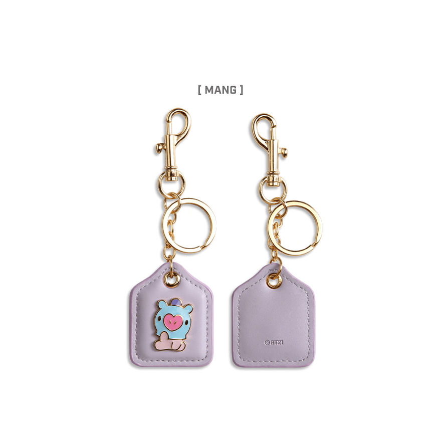 BT21 OFFICIAL BABY METAL LEATHER KEYRING