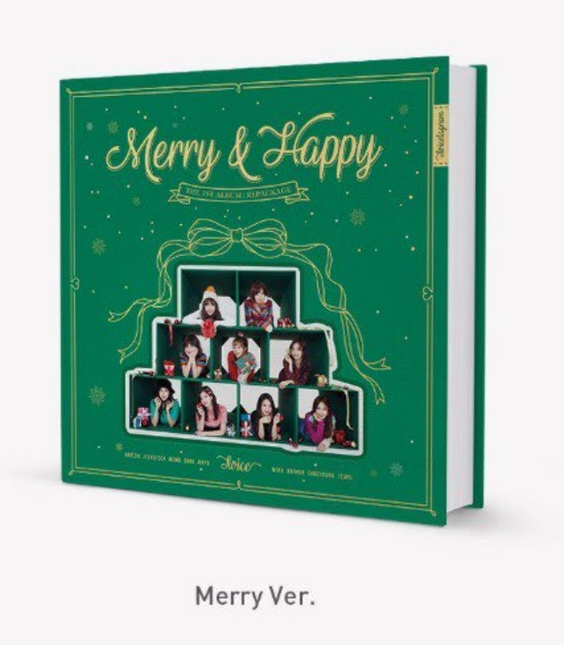 TWICE MERRY & HAPPY 1ST ALBUM REPACKAGE  |   INCLUDES 1 RANDOM TWICE PHOTOCARD PER ALBUM