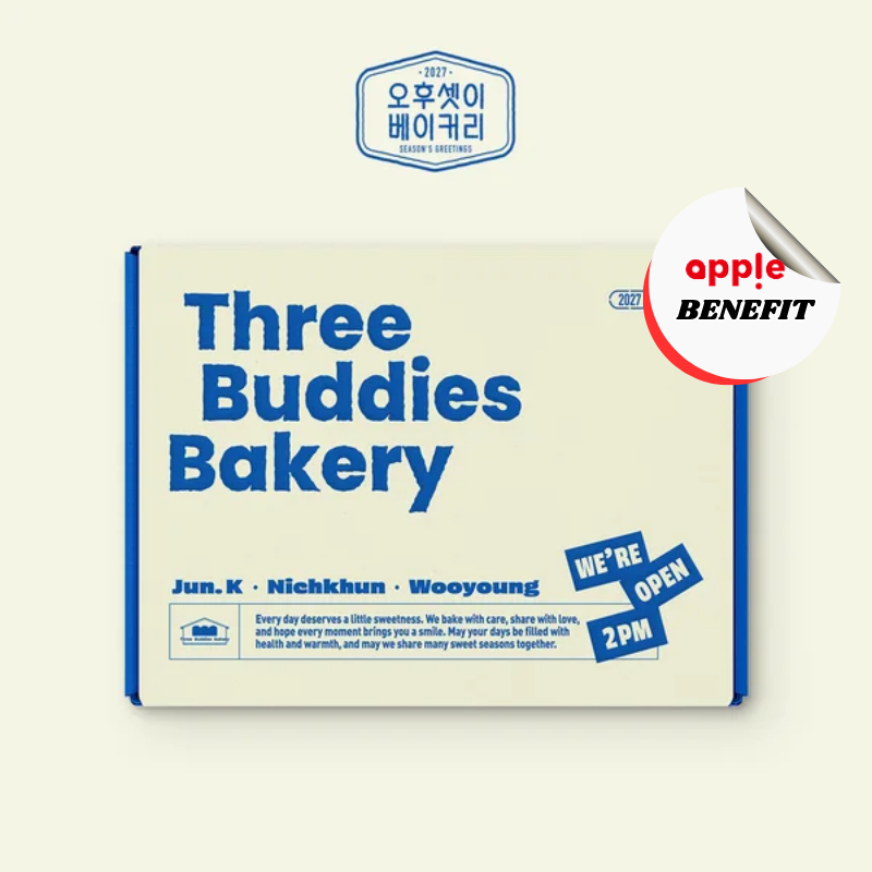 2PM 'THREE BUDDIES BAKERY' 2027 SEASON'S GREETINGS     |   KPOP USA APPLE OFFICIAL  PHOTOCARD  SET      [PRE]