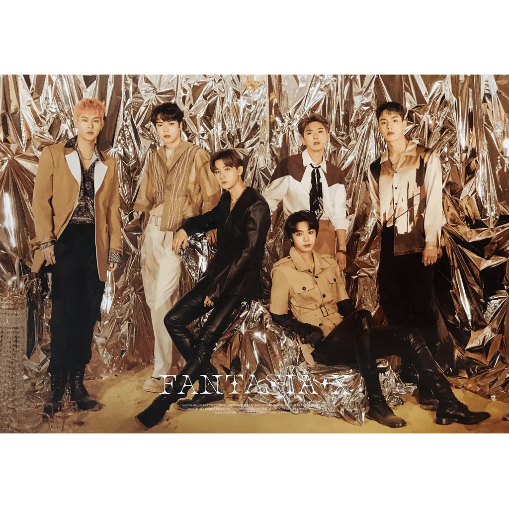 MONSTA X FANTASIA OFFICIAL POSTERS (4 POSTERS SET)