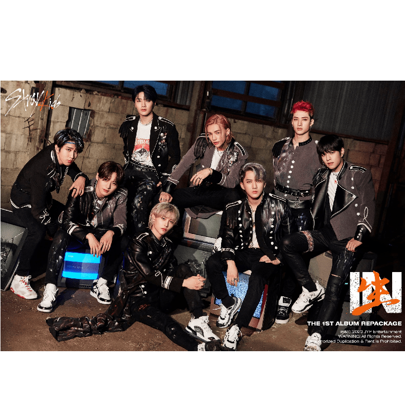 STRAY KIDS IN生 IN LIFE 1ST REPACKAGED ALBUM OFFICIAL POSTER (VER A)