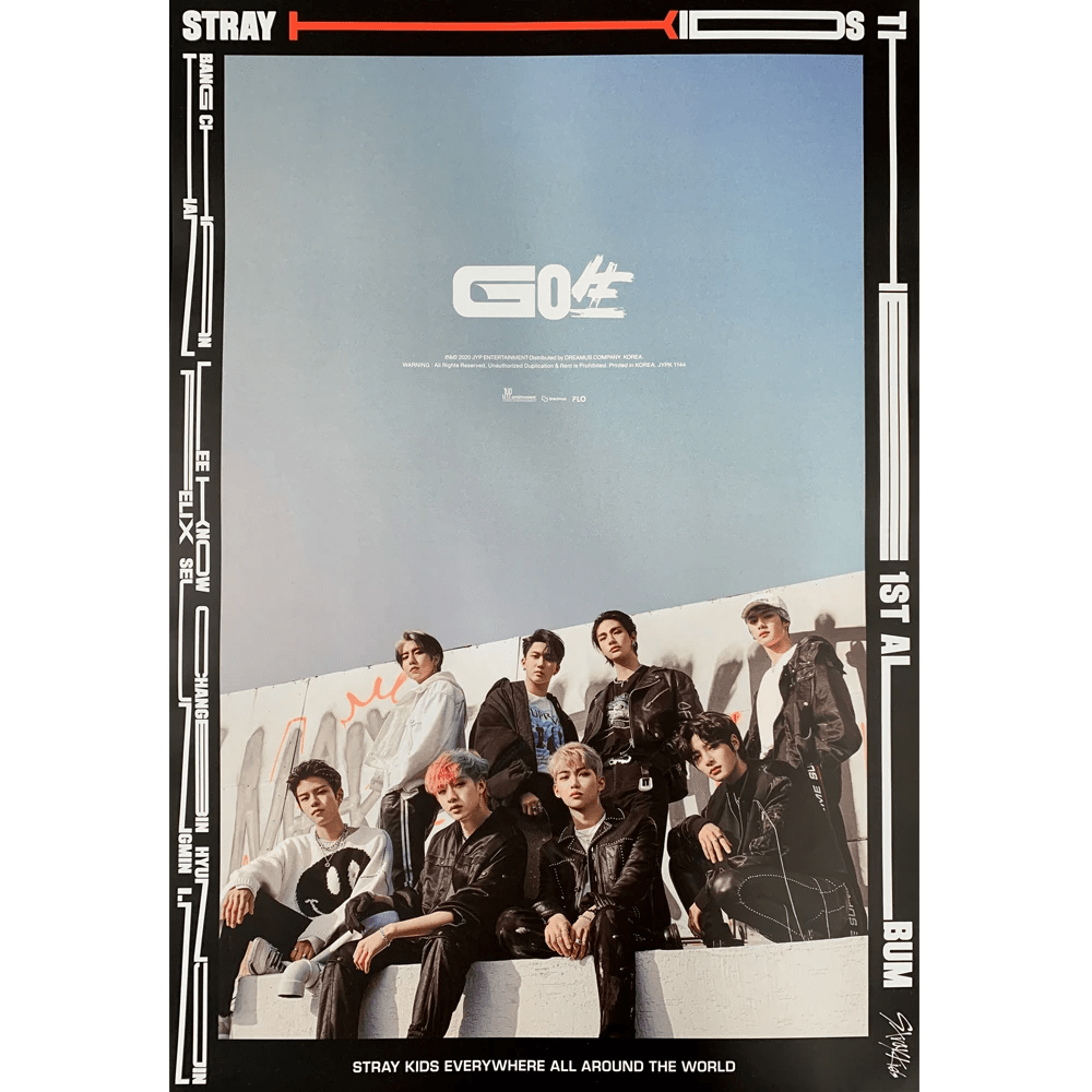 STRAY KIDS  GO生  1ST ALBUM OFFICIAL POSTER (VER B)