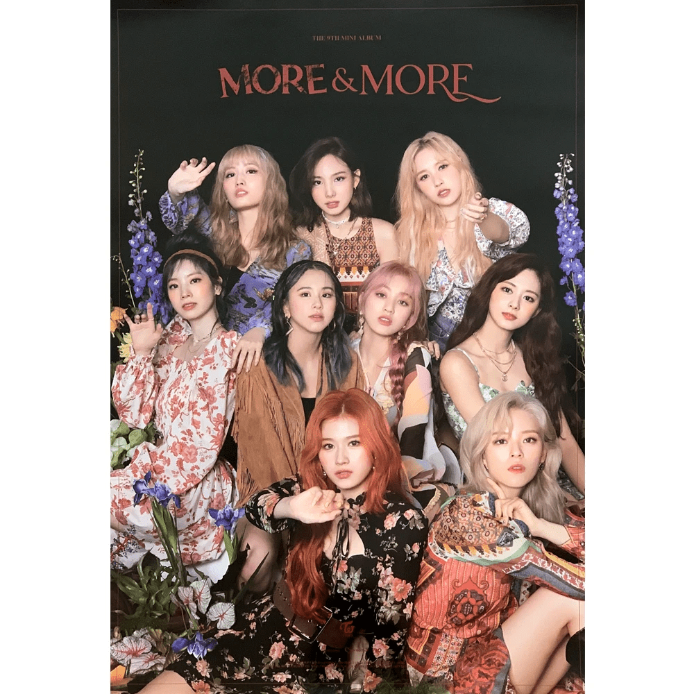 TWICE  MORE & MORE  9TH MINI ALBUM OFFICIAL POSTER (VER A)