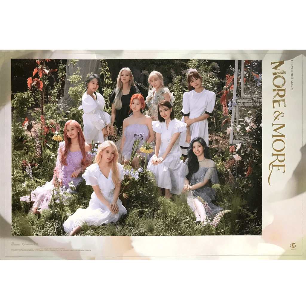 TWICE  TWICE  MORE & MORE  9TH MINI ALBUM OFFICIAL POSTER (VER C)