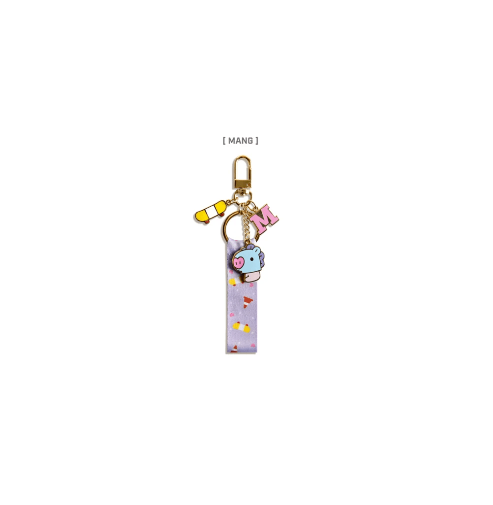 BT21 OFFICIAL BABY STRAP METAL KEYRING