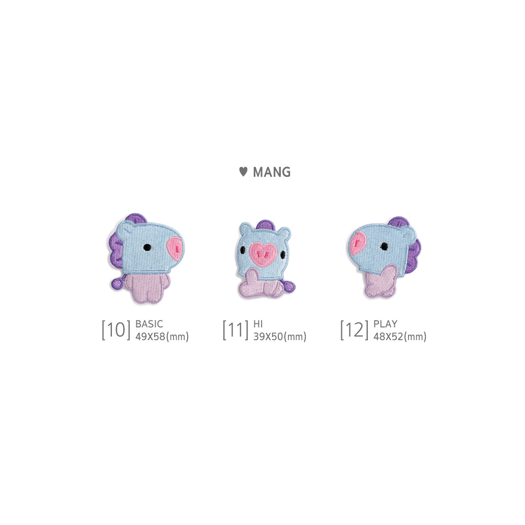 BT21 OFFICIAL BABY WAPPEN BADGE RANDOM (LARGE)