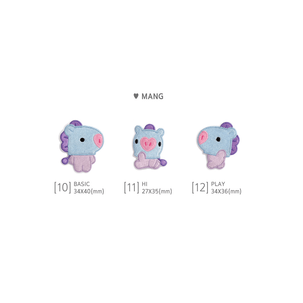 BT21 OFFICIAL BABY WAPPEN BADGE RANDOM (SMALL)