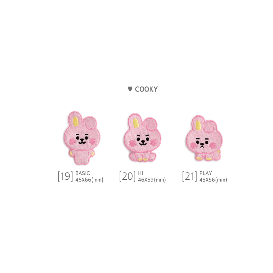 BT21 OFFICIAL BABY WAPPEN BADGE RANDOM (LARGE)
