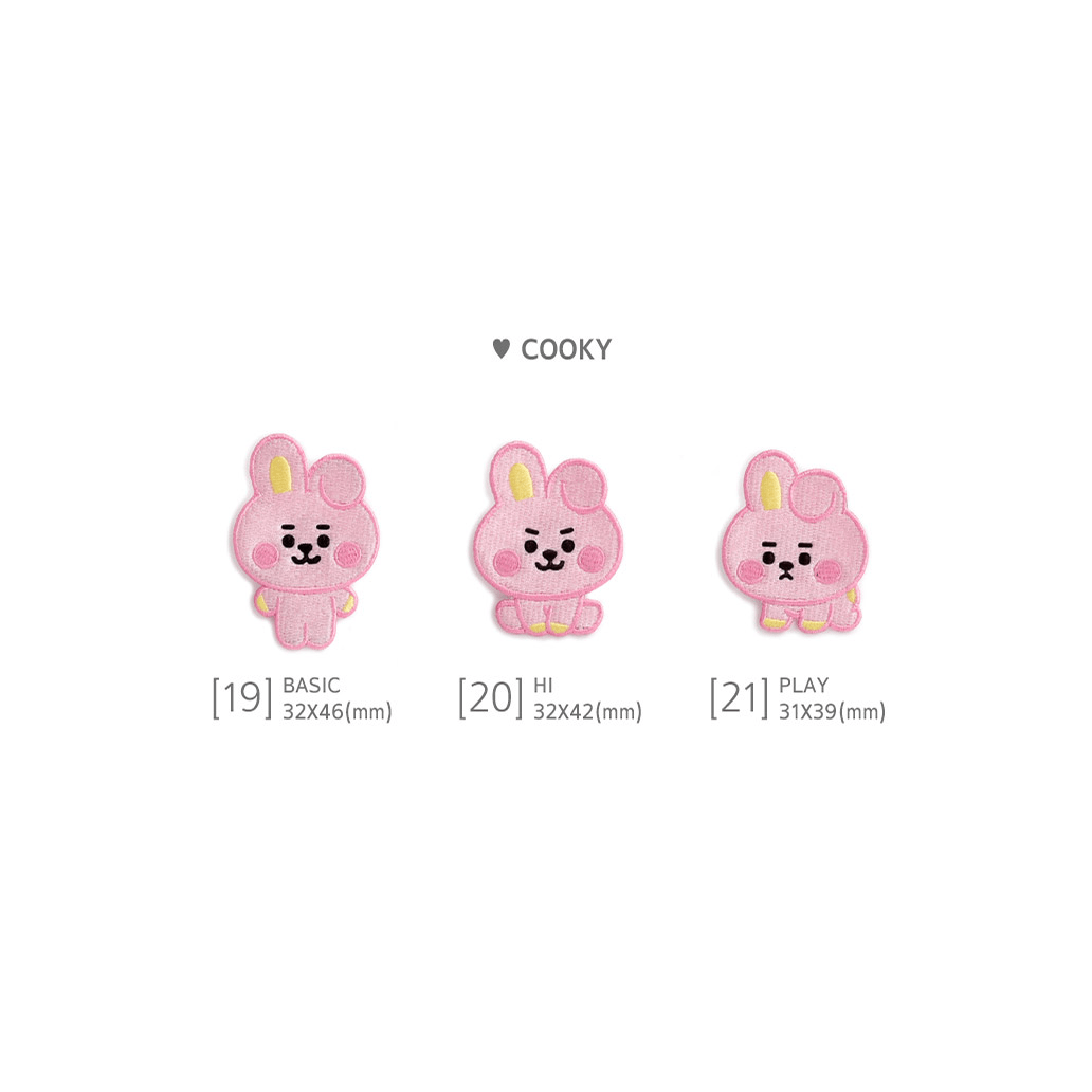 BT21 OFFICIAL BABY WAPPEN BADGE RANDOM (SMALL)