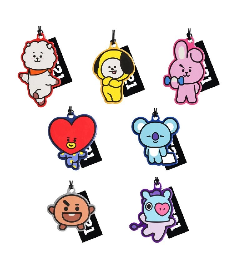 BT21 OFFICIAL NAME TAG