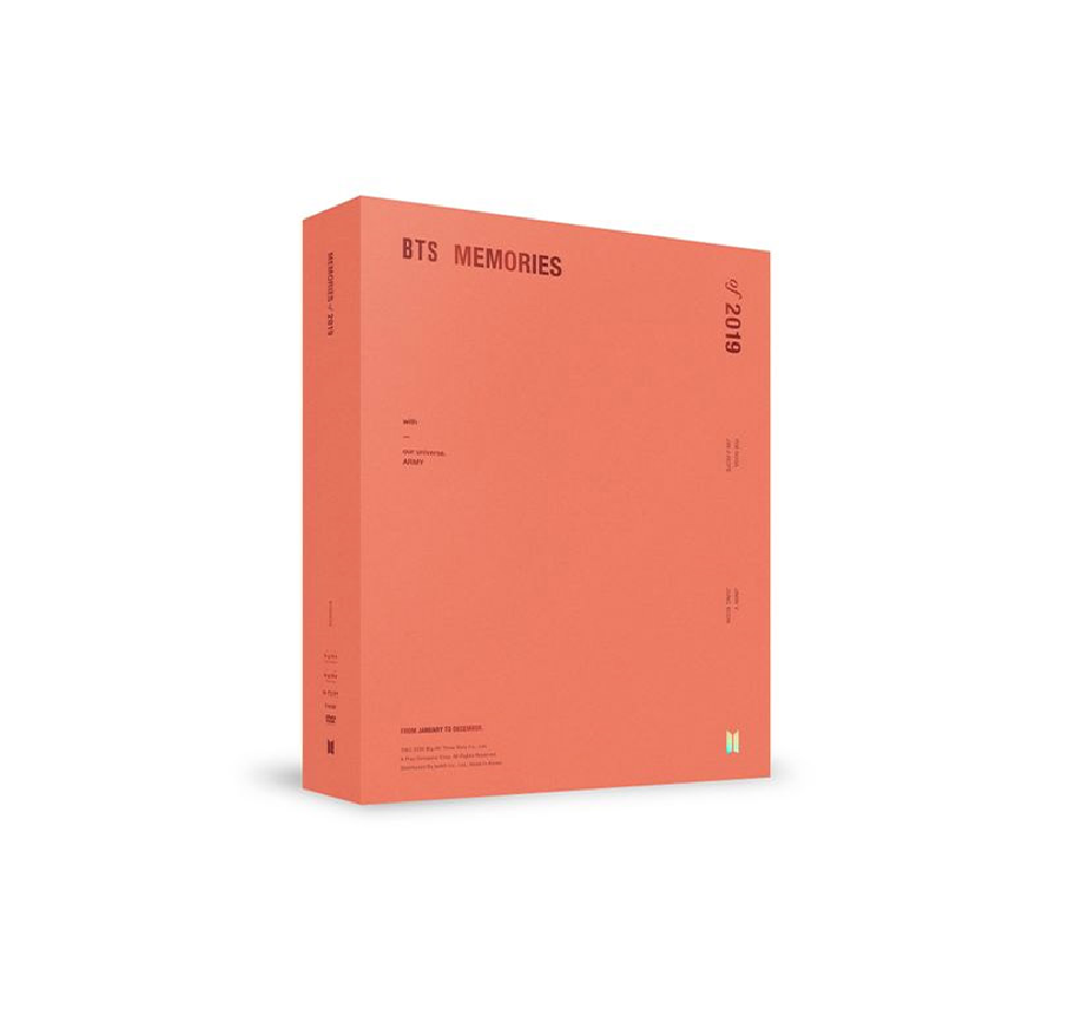 BTS  MEMORIES OF 2019  DVD